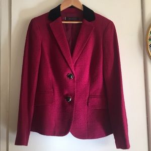 Magenta tweed blazer 6